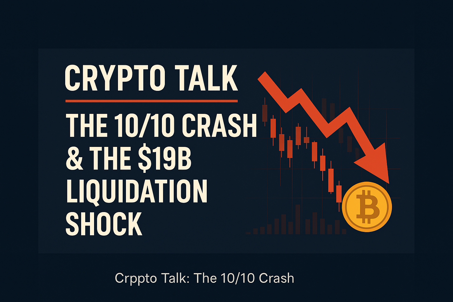 암호화폐 대화: 10/10 폭락 & 190억 달러 청산 충격 | Axon Markets Blog
